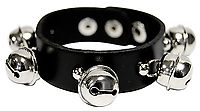 Kunstlederarmband / Glocken