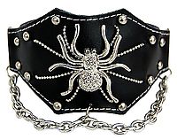 Lederarmband - Spinne