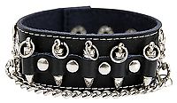 Lederarmband - Patronen und Kette
