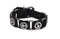Lederarmband - Peace