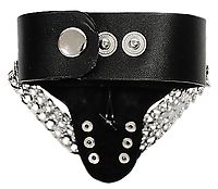 Lederarmband - Totenkopfschwert