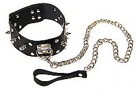 Lederhalsband - Killernieten