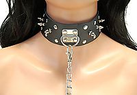 Lederhalsband - Killernieten