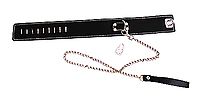 Lederhalsband mit Führungsleine