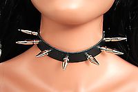 Lederhalsband / 2,5 cm & 3,5 cm Killernieten