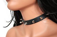 Lederhalsband / Killernieten