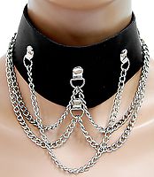 Lederhalsband - Ketten
