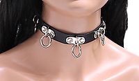 Lederhalsband - Fetisch Ringe