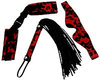 Leopardenmuster - Rot