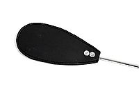 Edelstahlgerte mit Lederschlag II