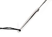 Edelstahlgerte mit Lederschlag II