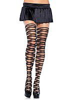 Contrast Woven Pantyhose