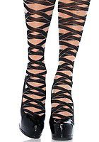 Contrast Woven Pantyhose