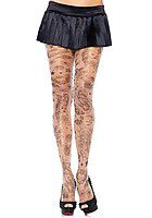 Tattoo Print Pantyhose