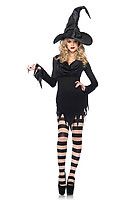 Cowl Neck Tattered Dress