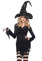 Cowl Neck Tattered Dress