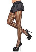 Striped Chevron Net Pantyhose