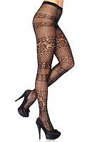 Antique Striped Lace Pantyhose