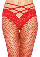 Net Pantyhose W. Lace Panty