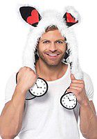 White Rabbit Furry Hood