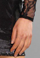 Schwarzes Mini Pailetten Kleid