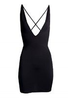 Mini-Kleid mit V-Ausschnitt