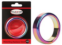 MALESATION Metal Ring Regenbogen Stahl
