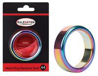 MALESATION Metal Ring Regenbogen Stahl