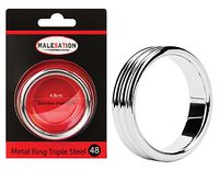 MALESATION Metall Cockring tripple 