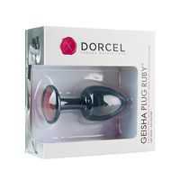 Dorcel Geisha Plug mit rubinrotem Schmuckstein
