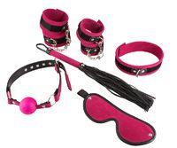 Soft bondage Anfänger Set pink (6-teilig)
