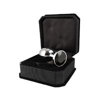 Buttplug mit Kristallstein XS schwarz