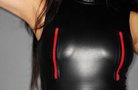 Minikleid Shameless mit Reißverschlüssen