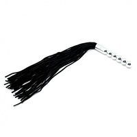 2 Wildleder-Peitschen mit Aluminium-Griff