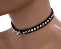 Zierhalsband mit Mini-Spitznieten