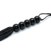 Silicone Peitsche 38 cm schwarz