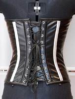 Corsage schwarz / weiß