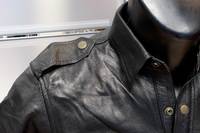 Leder Herrenhemd klassisch