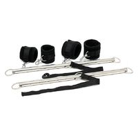 Doppelte Spreizstange mit Handfesseln und Fußfesseln