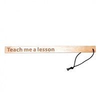 Teach me a lesson Bambus-Lineal Retro