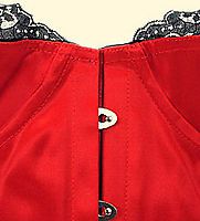 Korsett mit ganzen Schalen