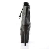High Heel Schnürstiefette ADORE mit Plateau schwarz Kunstleder