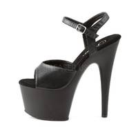 Plateau Sandalette ADORE-709 Kunstleder schwarz