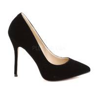 High Heels Pumps Samt schwarz AMUSE-20
