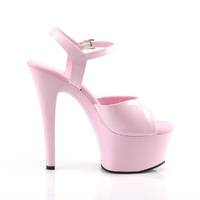 Plateau Sandalette ASPIRE-609 Lack babyrosa