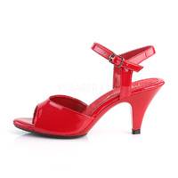 Klassische Lack Sandalette BELLE-309 rot