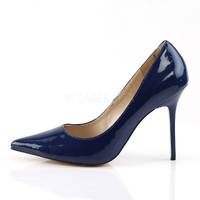 Blauer Lackpump CLASSIQUE-20