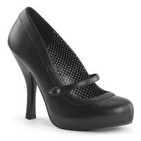 Mary Jane Retro Pumps CUTIEPIE-02 Kunstleder schwarz