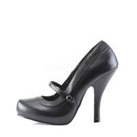 Mary Jane Retro Pumps CUTIEPIE-02 Kunstleder schwarz