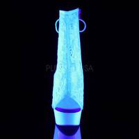 Plateau Schnürstiefelette DELIGHT-1018ML weiß